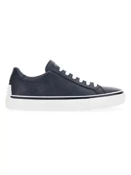 Кожаные кроссовки Cassetta Tod's, синий