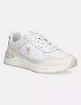 Кожаные кроссовки CASUAL FASHION RUNNER LTHR Tommy Hilfiger, белый