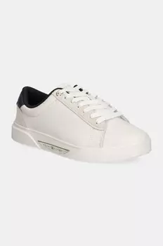 Кожаные кроссовки CHIC COURT SNEAKER Tommy Hilfiger, белый
