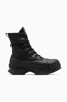 Кожаные кроссовки Chuck Taylor All Star Lugged 2.0 CC XHi Converse, черный