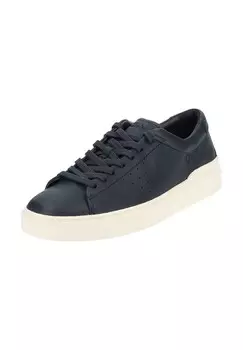 Кожаные кроссовки CLARKS, темно-синий