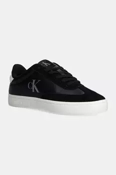 Кожаные кроссовки CLASSIC CUPSOLE LOW MG MIX Calvin Klein Jeans, черный