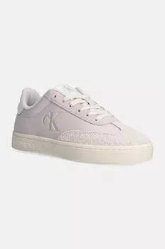 Кожаные кроссовки CLASSIC CUPSOLE LOW MG MIX Calvin Klein Jeans, розовый