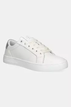Кожаные кроссовки Classic Cupsole Low OHB Calvin Klein Jeans, белый