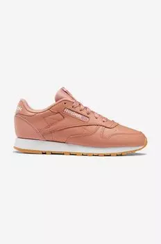 Кожаные кроссовки Classic Reebok, оранжевый