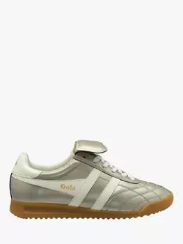 Кожаные кроссовки classics stadium '86 Gola, цвет Champagne/Off White