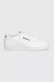 Кожаные кроссовки CLUB C 85 GZ1605 Reebok, белый