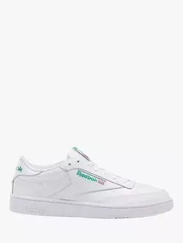 Кожаные кроссовки club c 85 Reebok, цвет White/Green