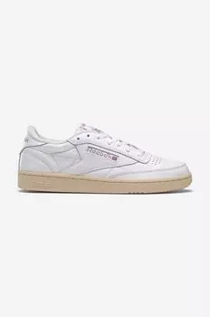 Кожаные кроссовки Club C 85 Vintage GY9739 Reebok, белый