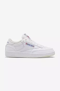 Кожаные кроссовки Club Vintage Reebok, белый