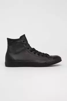 Кожаные кроссовки Converse, черный