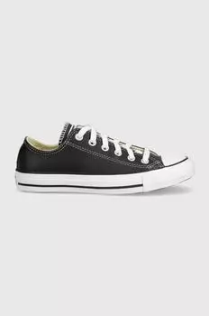 Кожаные кроссовки Converse, черный