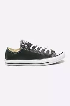 Кожаные кроссовки Converse, черный