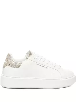 Кожаные кроссовки Crime London, белый