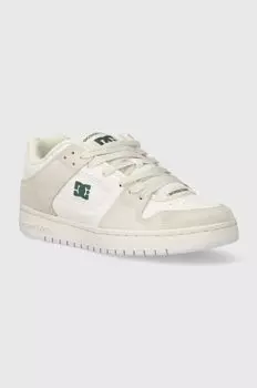 Кожаные кроссовки DC, бежевый