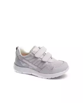 Кожаные кроссовки для девочек Pablosky, серый