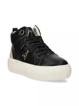 Кожаные кроссовки для девочек Patrizia Pepe Patrizia Pepe girl, черный