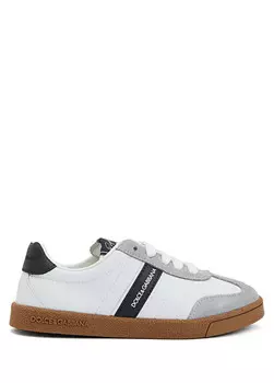 Кожаные кроссовки для мальчика Dolce&Gabbana, мультиколор