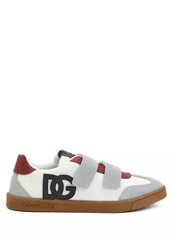 Кожаные кроссовки для мальчика Dolce&Gabbana, белый