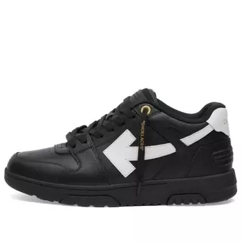 Кожаные кроссовки для отдыха вне офиса Off-White, черный