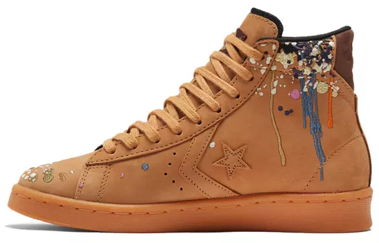 Кроссовки Converse Pro Leather Hi Bandulu Paint Splatter Flux