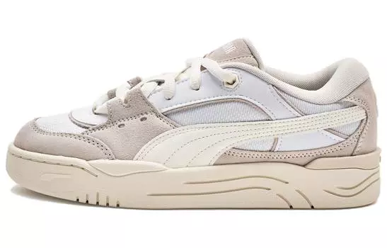 Кожаные кроссовки для скейтбординга Puma 180 унисекс, Серый/Белый