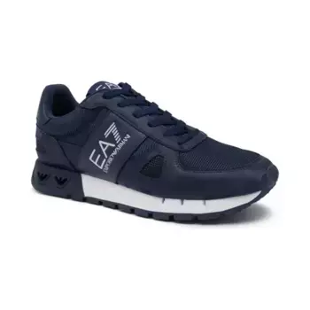 Кожаные кроссовки Ea7, синий