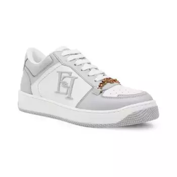 Кожаные кроссовки Elisabetta Franchi, белый