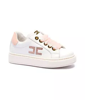 Кожаные кроссовки Elisabetta Franchi, белый