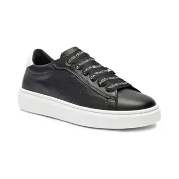 Кожаные кроссовки Elisabetta Franchi, черный