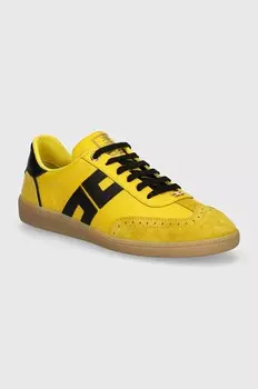 Кожаные кроссовки Elisabetta Franchi, желтый