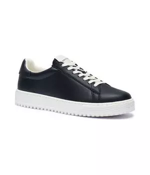 Кожаные кроссовки Emporio Armani, черный