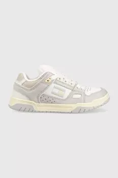 Кожаные кроссовки EN0EN02053 WMNS DROID LOW Tommy Jeans, бежевый