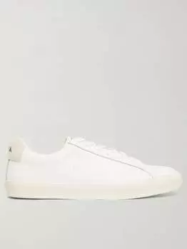 Кожаные кроссовки Esplar с замшевой отделкой VEJA, белый