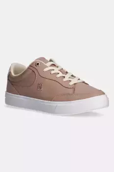 Кожаные кроссовки ESSENTIAL CHIC COURT SNEAKER Tommy Hilfiger, бежевый