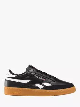 Кожаные кроссовки essentials club c Reebok, черный