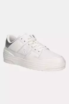 Кожаные кроссовки FEMININE BASKET SNEAKER Tommy Hilfiger, бежевый