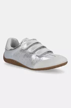 Кожаные кроссовки Flagship Steve Madden, серебряный
