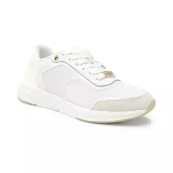 Кожаные кроссовки Flexi Runner на шнуровке Calvin Klein, белый