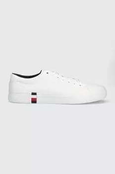 Кожаные кроссовки FM0FM04351 MODERN VULC CORPORATE LEATHER Tommy Hilfiger, белый