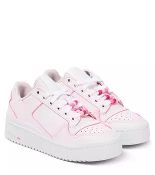 Кожаные кроссовки Forum Bold Adidas Originals, розовый