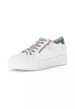 Кожаные кроссовки Gabor, цвет Wei_/gr_n