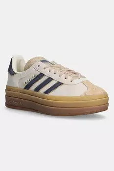Кожаные кроссовки Gazelle Bold Adidas Originals, бежевый