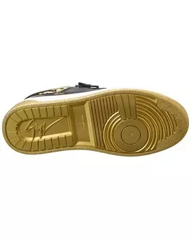 Кожаные кроссовки Giuseppe Zanotti GZ/94, черный