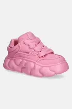 Кожаные кроссовки Goe, розовый