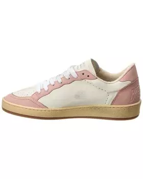 Кожаные кроссовки Golden Goose Ballstar, розовый