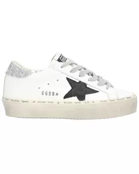Кожаные кроссовки Golden Goose Hi Star, белый
