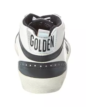 Кожаные кроссовки Golden Goose Mid Star, белый