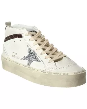 Кожаные кроссовки Golden Goose Midstar, белый