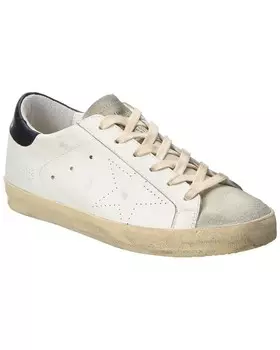 Кожаные кроссовки Golden Goose Superstar, белый